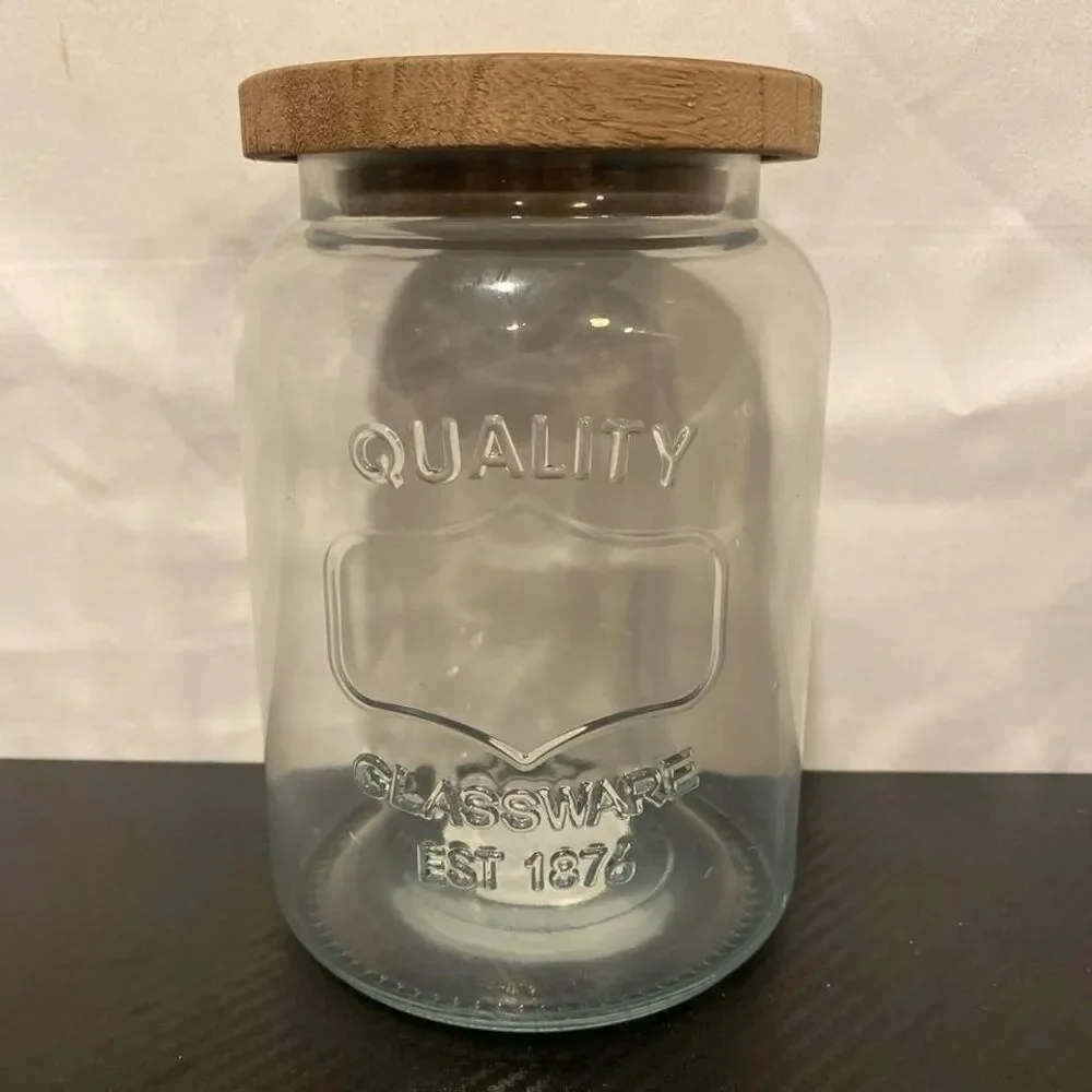 Farmhouse Glass Storage‎ Jar